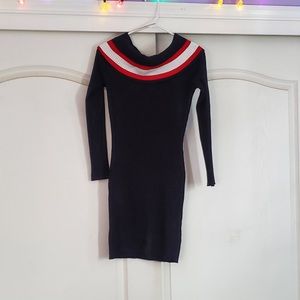 Long sleeve knit dress